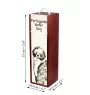 Portuguese Water Dog, Portie, PWD, Water Dog - wine box with a dog, alcohol box with graphics, personalized gift box from the Art-Dog brand