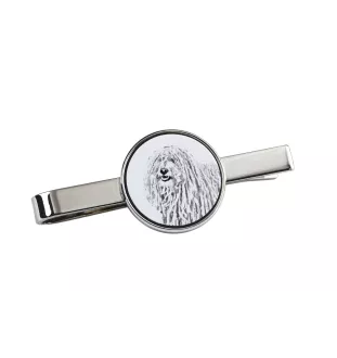 Puli - Krawattenklammer mit Hund, personalisierter Krawattenclip, einzigartiges Geschenk für Männer von der Marke Art-Dog