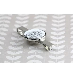 Puli, Hungarian Water Dog - tie clip with a dog, personalized tie clip, a unique gift for a man from the Art-Dog brand