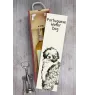 Portuguese Water Dog, Portie, PWD, Water Dog - wine box with a dog, alcohol box with graphics, personalized gift box from the Art-Dog brand