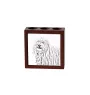 Puli, Puli Hongrois - porte-stylo avec chien, organiseur de bureau avec impression, décoration de bureau personnalisée de la marque Art-Dog