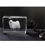 Puli - Schlüsselanhänger aus Kristall mit Hundefoto, beleuchteter Schlüsselanhänger, einzigartiges Geschenk der Marke Art-Dog
