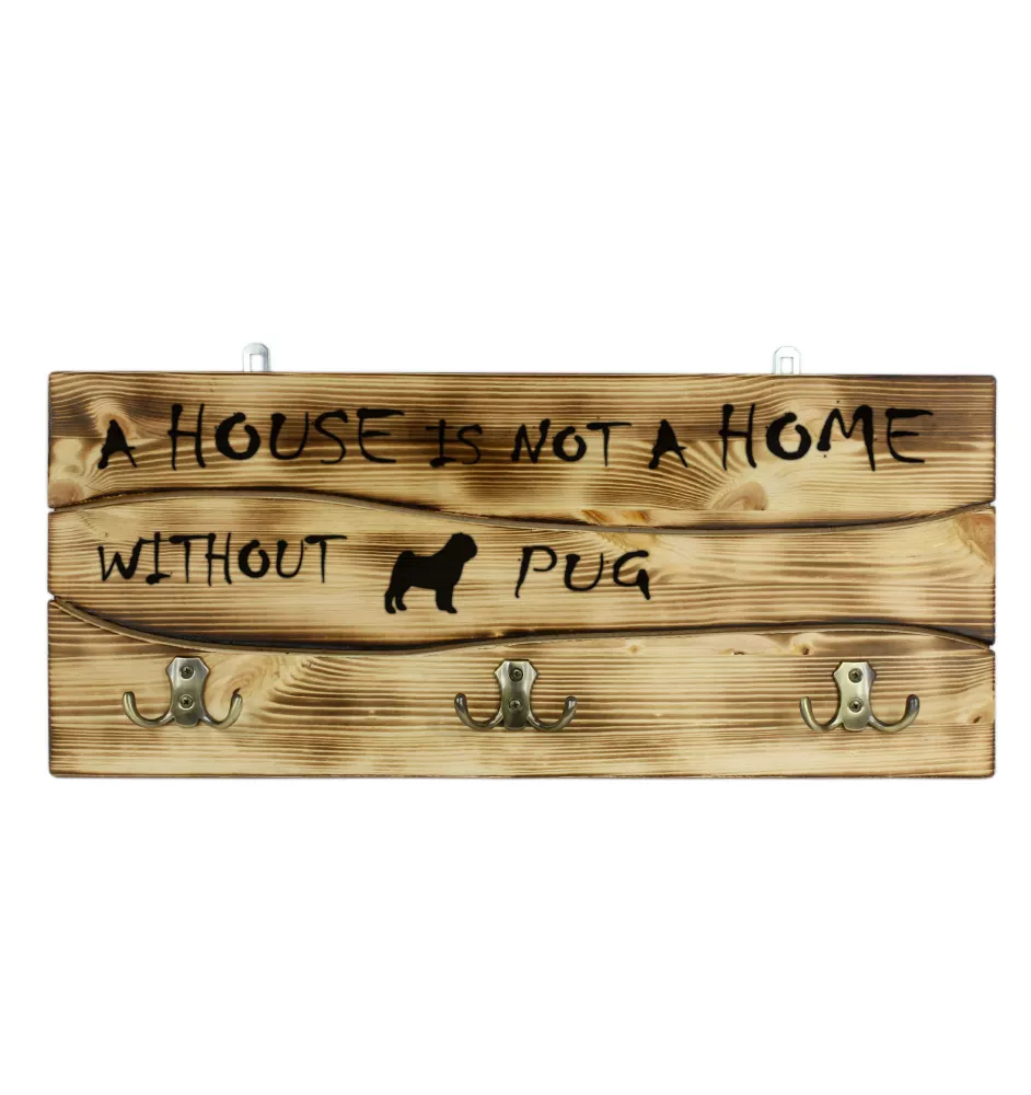 Mops, Pug, Carlin, Carlino, Doguillo - Kleiderständer mit Hund, Ausstellung von Medaillen, Dekoration für Zuhause der Marke Art-Dog