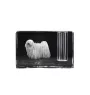 Puli - Stifthalter, Kristallorganizer mit Hundefoto, einzigartige Schreibtischdekoration der Marke Art-Dog