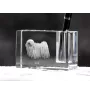 Puli penholder kryształowy z psem Art-Dog