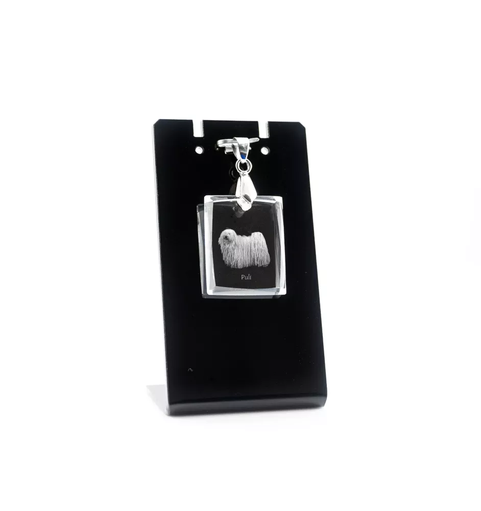 Puli wisiorek kryształowy z psem Art-Dog