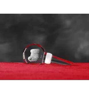 Puli - Kristallflaschenverschluss, einzigartiger Weinverschluss mit Foto, personalisiertes Geschenk für Sommelier der Marke Art-Dog