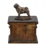 Carlin, Pug, Mops - une urne pour les cendres d'un chien, une urne avec une statuette, une urne élégante de style classique de la marque Art-Dog