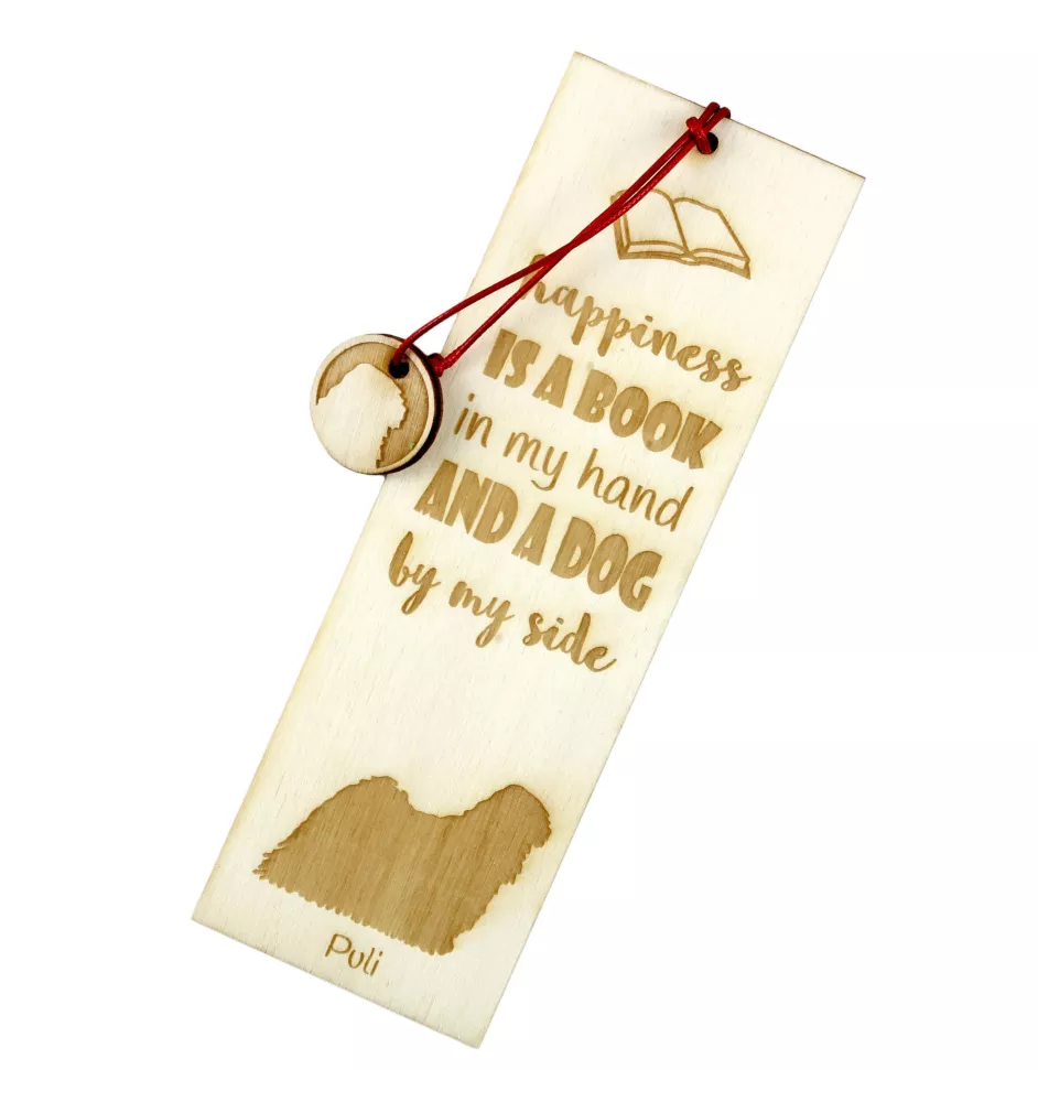 Puli, Puli Hongrois - marque-page pour livre avec chien, marque-page personnalisé, accessoire canin pour les lecteurs de la marque Art-Dog