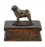 Carlin, Pug, Mops - urne pour cendres de chien, urne classique avec une statuette, urne élégante avec un chien de la marque Art-Dog
