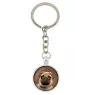 Pug - keychain with your photo, key decoration, bag pendant from Art-Dog brand