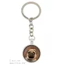 Pug - keychain with your photo, key decoration, bag pendant from Art-Dog brand