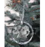 Pumi - boule de Noël en cristal avec une photo, photo de chien dans le cristal, décoration personnalisée pour sapin de Noël de la marque Art-Dog