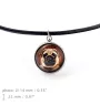 Pug - necklace pendant with your photo, handmade, handcrafted jewelry by Art-Dog brand