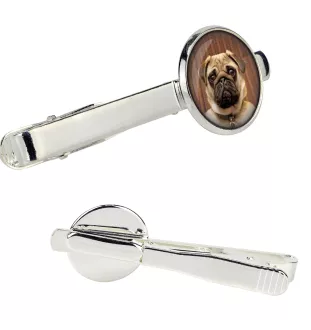 Mops, Pug, Carlin, Carlino, Doguillo - Krawattennadel in der Box, stilvolle Krawatte, personalisierter Schmuck der Marke Art-Dog