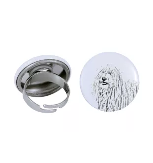 Puli, Puli Hongrois - bijoux pour femmes avec l'image d'un chien, produit fait à la main, possibilité d'ajouter sa propre photo, marque Art-Dog