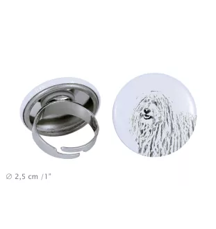 Puli - Damen Schmuck mit dem Bild eines Hundes, handgefertigtes Produkt, Möglichkeit, Ihr eigenes Foto hinzuzufügen, Marke Art-Dog
