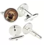 Pug - cufflinks in a box, handmade jewelry, product of the Art-Dog brand