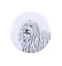 Puli, Hungarian Water Dog - pin with your dog, add your own photo, Art-Dog brand