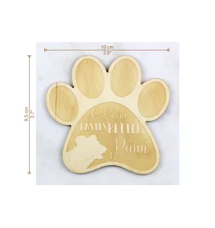 Pumi - Tasse Untersetzer, graviert Untersetzer mit Hund, Geschenk für Hundeliebhaber von Art-Dog Marke