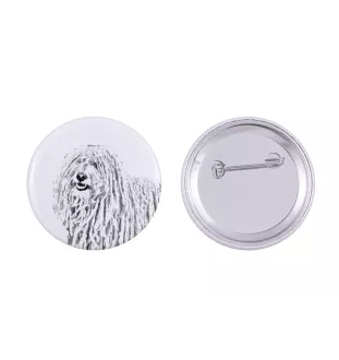 Puli, Puli Hongrois - badge avec votre chien, ajoutez votre propre photo, marque Art-Dog