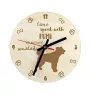 Pumi, Hungarian Pumi, Hungarian herding terrier - clock with dog, wooden clock with engraving, personalised clock by Art-Dog