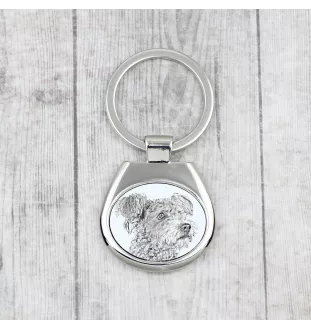 Pumi, Hungarian Pumi, Hungarian herding terrier - keychain with a dog, keychain with a print, personalized pendant from the Art-Dog brand
