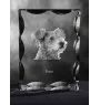 Pumi - cristal avec photo de chien, statuette en verre avec photo, cadre exceptionnel avec photo de la marque Art-Dog