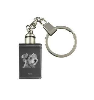 Pumi - Schlüsselanhänger aus Kristall mit Hundefoto, beleuchteter Schlüsselanhänger, einzigartiges Geschenk der Marke Art-Dog