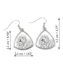Puli, Puli Hongrois - boucles d'oreilles avec chien, boucles d'oreilles pendantes avec photo, bijoux personnalisés avec impression de la marque Art-Dog