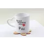 Puli, Puli Hongrois - tasse avec chien, une tasse adorable avec une anse en forme de cœur, un cadeau universel de la marque Art-Dog