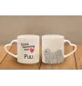 Puli, Hungarian Water Dog - cup with a dog, adorable cup with a heart-shaped handle, universal gift from the Art-Dog brand