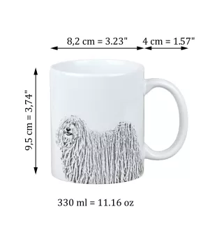 Puli kubek z psem good morning Art-Dog