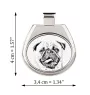 Pug - dog necklace, personalized pendant with a photo, unique necklace for women and men by Art-Dog brand