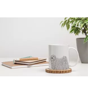 Puli, Hungarian Water Dog - cup with a dog, cup with a photo, personalized gift from the Art-Dog brand