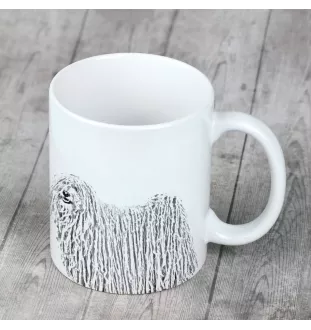 Puli, Hungarian Water Dog - cup with a dog, cup with a photo, personalized gift from the Art-Dog brand