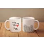 Puli, Hungarian Water Dog - cup with a dog, cup with a photo, personalized gift from the Art-Dog brand