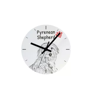 Mops, Pug, Carlin, Carlino, Doguillo - Wanduhr mit Hund, Regal Uhr mit Druck, personalisierte Hausdekoration von Art-Dog.