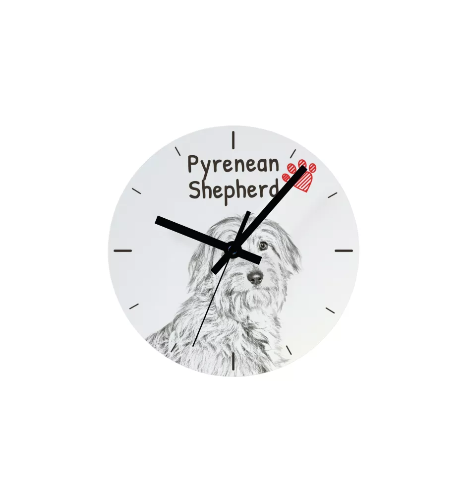 Mops, Pug, Carlin, Carlino, Doguillo - Wanduhr mit Hund, Regal Uhr mit Druck, personalisierte Hausdekoration von Art-Dog.