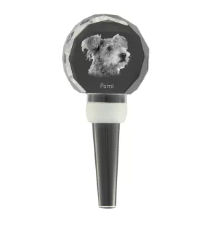 Pumi - Bouchon de bouteille en cristal, bouchon de vin unique avec photo, cadeau personnalisé pour sommelier par la marque Art-Dog