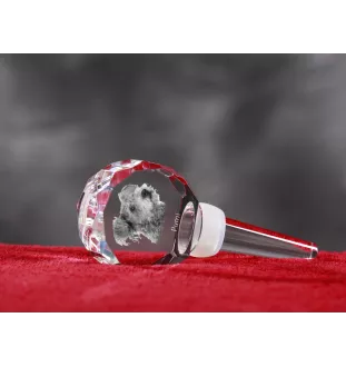 Pumi - Bouchon de bouteille en cristal, bouchon de vin unique avec photo, cadeau personnalisé pour sommelier par la marque Art-Dog