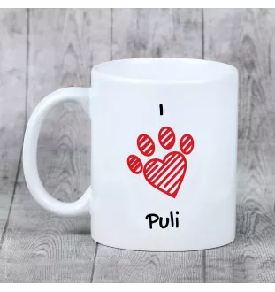 Puli - Tasse mit Hund, entzückende Tasse mit Grafik, Geschenk mit Ihrem Foto von der Marke Art-Dog