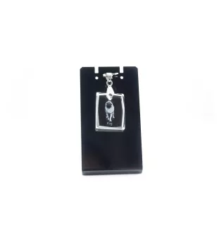 Carlin, Pug, Mops - Pendentif chien en cristal, collier photo, bijoux uniques par Art-Dog