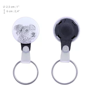 Pumi - porte-clés avec l'image d'un chien, pendentif avec la propre graphique de la marque Art-Dog