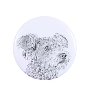 Pumi, Hungarian Pumi, Hungarian herding terrier - magnet with a dog's pupil, exceptionally light, strong magnet, handmade product by the Art-Dog brand