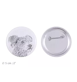 Pumi - Anstecknadel mit Ihrem Hund, fügen Sie Ihr eigenes Foto hinzu, Marke Art-Dog