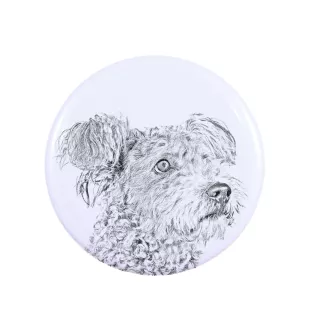 Pumi przypinka z psem duża Art-Dog