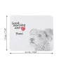 Pumi, Hungarian Pumi, Hungarian herding terrier - mouse pad with print, personalized dog-themed mouse pad, unique gadget for an office worker by Art-Dog brand