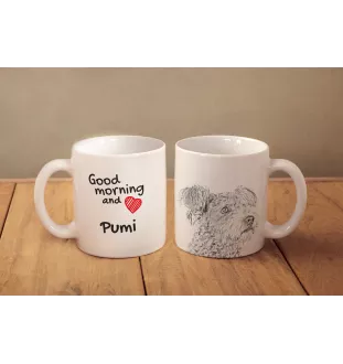 Pumi - tasse avec chien, tasse avec photo, cadeau personnalisé de la marque Art-Dog
