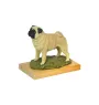 Pug - painted figurine, statue, figure, made by the artist, brand Art-Dog